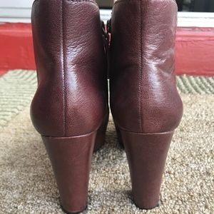 Nine West Shoes - Nine West Maroon Heeled Booties Nine West Shoes - Nine West Maroon Heeled Booties